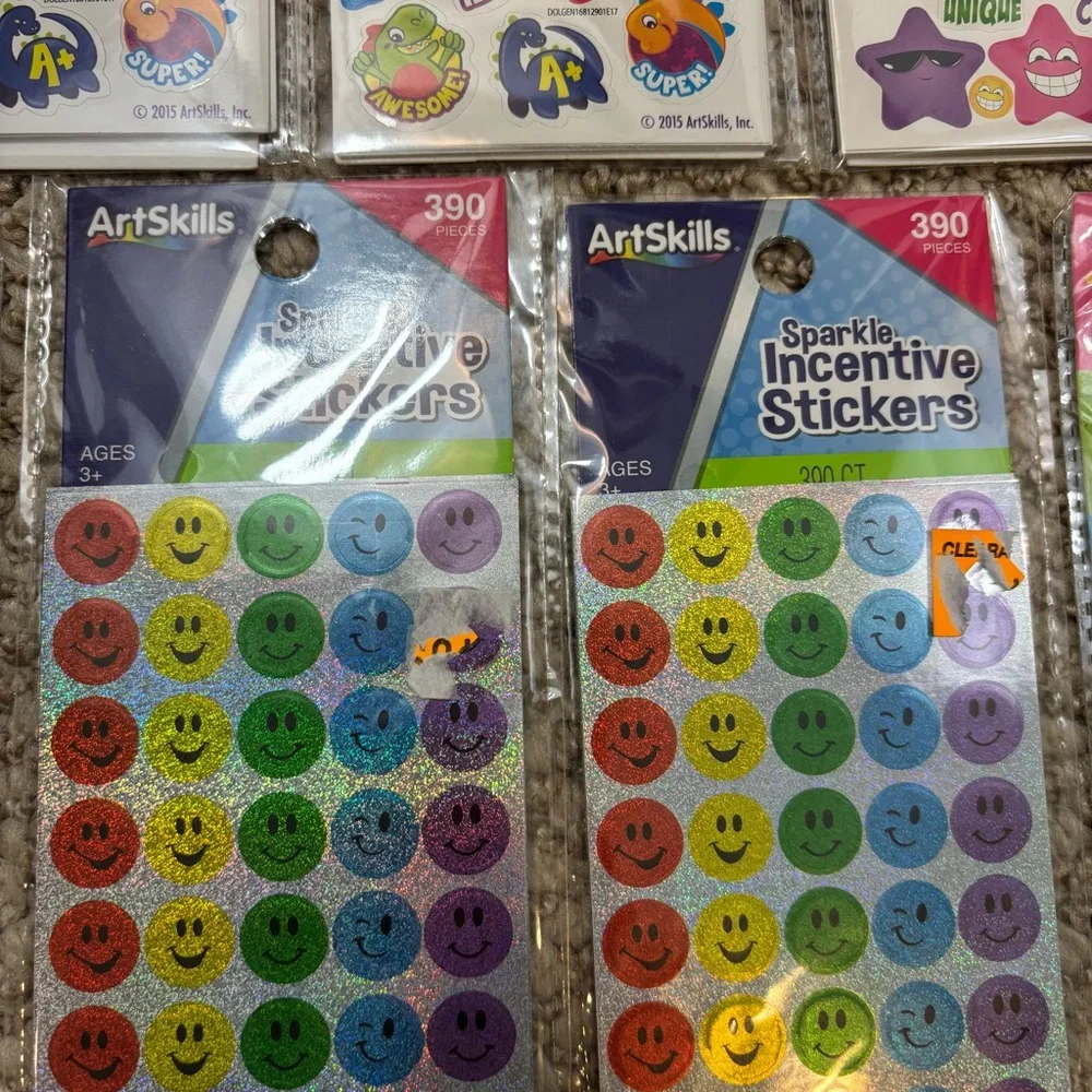 Lot of 7 Packs of‎ Brand new Stickers